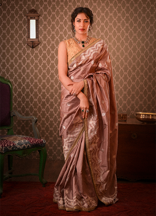 True Artistry Shines Through in this Captivating Silk Saree